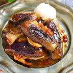 食欲倍増！【なすと豚バラの梅照り焼き】なすに挟むだけ！