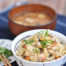 おこげがごちそう♪あさりの炊き込みご飯【冷凍・作り置き】