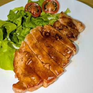 joe sanの作ってみた!投稿(ケチャップが隠し味♪洋食屋さんのポークソテー)