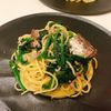 りんの作ってみた!投稿(【サバとほうれん草の和風スパゲティ】サバ缶でお手軽♪)