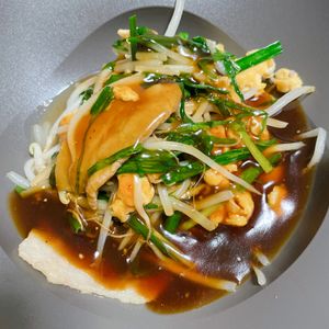 1322383の作ってみた!投稿(行列のできる中華屋さんの😋もやしニラ玉あんかけ🤩💖)