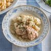 【鶏むね肉とカリフラワーの粒マスタード煮込み】ワンパンで♪の工程7