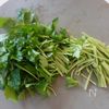 【おいしくて止まらない】三つ葉と豆腐のごまだれサラダの工程1