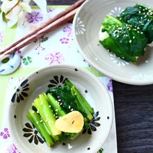 【即席１０分】かぶの葉の旨辛漬け