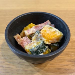 ゆゆゆんの作ってみた!投稿(【かぼちゃとベーコンのハニマヨマスタード】こっくり濃厚♡)