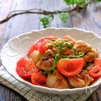 揚げずに簡単！鶏肉のスタミナトマト南蛮漬け
