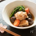 鶏肉とお野菜の炊き合わせ