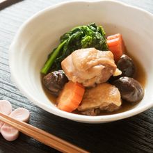 鶏肉とお野菜の炊き合わせ