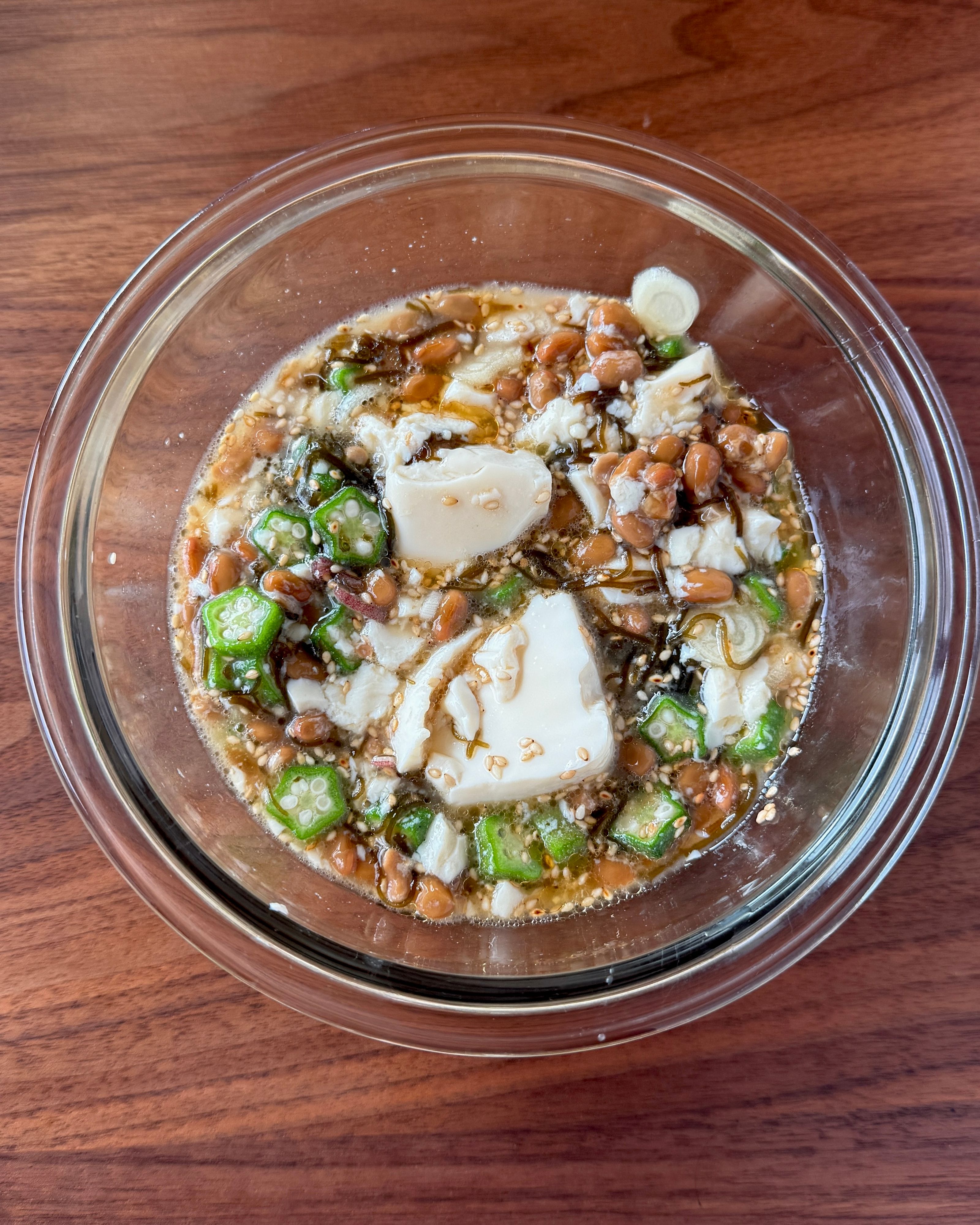 納豆もずく お豆腐の納豆もずくかけ😻 by Kukku 【クックパッド】 簡単おいしい