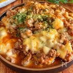 丸めない【デミチーズハンバーグ風】が簡単で旨い◎