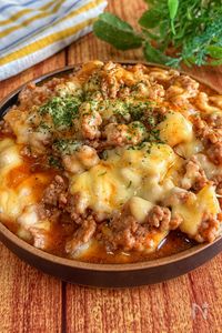 丸めない【デミチーズハンバーグ風】が簡単で旨い◎