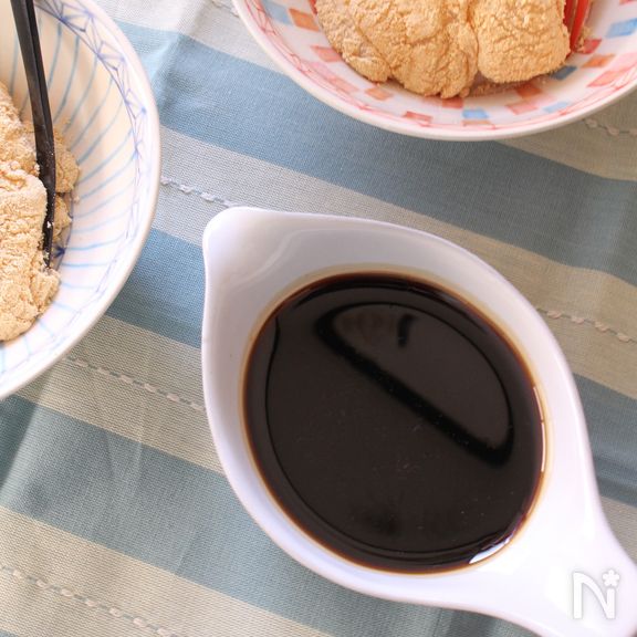 しつこすぎない甘さの黒蜜。
