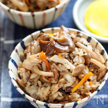 きのことツナ塩昆布の炊き込みご飯 簡単 節約 By ｙｕｕ レシピサイト Nadia ナディア プロの料理家のおいしいレシピ