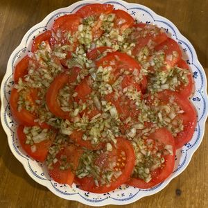 shironoの作ってみた!投稿(【飲み干したくなる！トマトと玉ねぎサラダ】5分で簡単に)