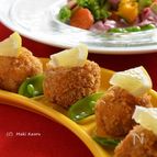 簡単パーティー料理まんまる一口チキンカツ