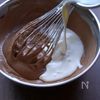 絶品!【とろけるチョコバスクチーズケーキ】グルテンフリーの工程5