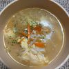 よっこの作ってみた!投稿(ごま油香る♩卵とえのきの塩にんにくスープ)