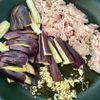 【なすと豚肉の旨ダレみぞれ炒め煮】おろしたっぷりのタレが絶品の工程2