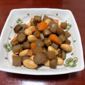りんごの作ってみた!投稿(家庭料理の定番！五目豆の煮物【作り置き】)