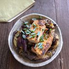 なすと厚揚げの焼き浸し