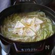 豚キャベツチーズ鍋。