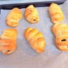 365185の作ってみた!投稿(板チョコ包みのふんわりチョコパン)