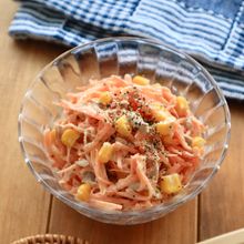 レンジで簡単！にんじんのデリ風ごまサラダ