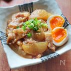 5分煮込み♪とろ〜り甘じょっぱい♡大根と豚バラのコクうま煮