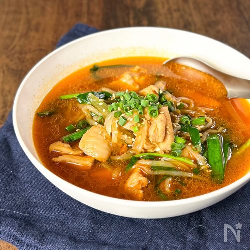 【チキンカルビスープ】放置で旨辛濃厚