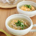 【食べるスープ】簡単！もやしと卵の生姜スープ
