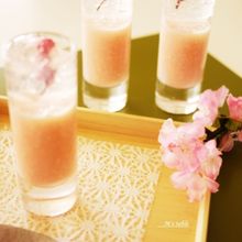 桜の甘酒ゼリー