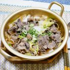 切り物無しで作る「牛肉と白菜の簡単鍋」