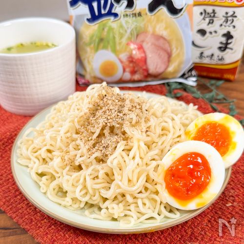 サッポロ一番で冷やし塩つけ麺