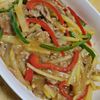 ヴェルの作ってみた!投稿(豚こまとじゃがいもとピーマンの青椒肉絲)