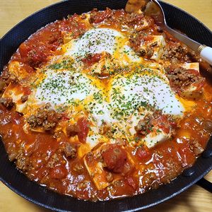 ナムディの作ってみた!投稿(豆腐のミートソース煮込み シュクシャカ風)