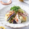 さっぱりうまい!【豚しゃぶとなすの梅ジュレサラダ】