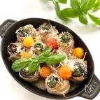 茄子と豚バラ肉のくるくる巻き