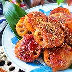 【照り照りれんこんの肉巻き】巻くだけ簡単！サクサク食感！