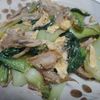 りょんの作ってみた!投稿(青梗菜と舞茸のふんわり卵炒め)