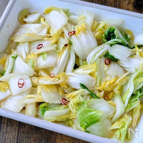 【白菜の本格的ラーパーツァイ】箸がとまらない！やみつき♡