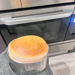 380523の作ってみた!投稿(ぷるぷる♪水切りヨーグルトでスフレヨーグルトケーキ)