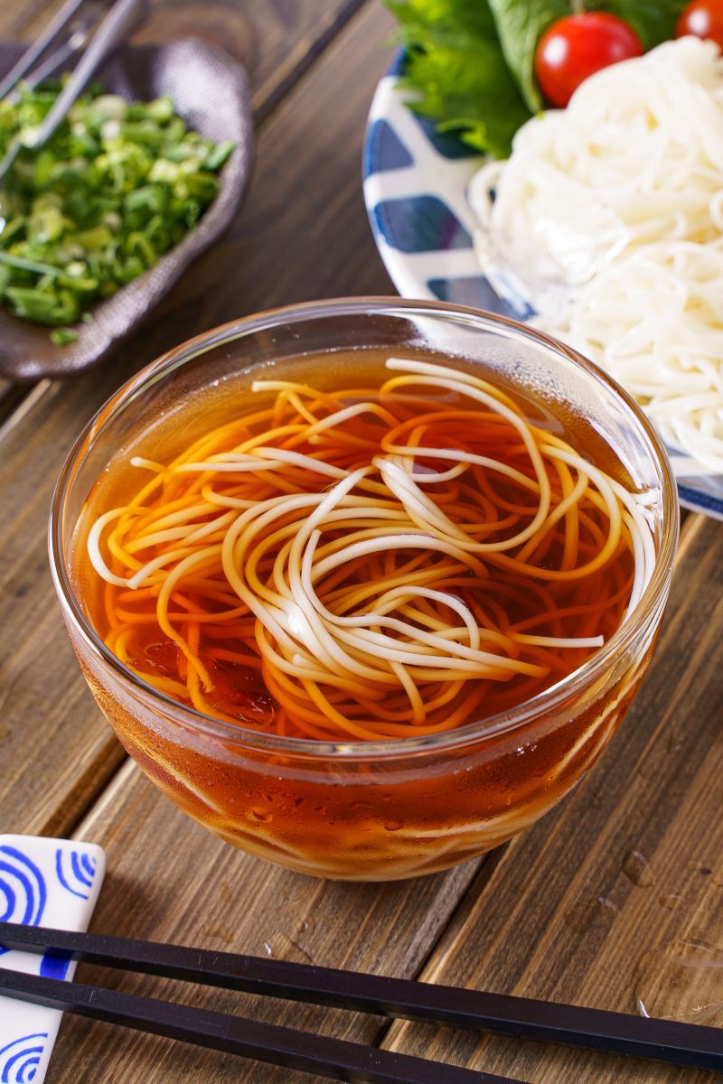 出汁と醤油の優しい香り】冷やして旨い！田舎風そうめんのつゆ