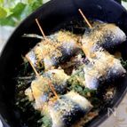 鰯の梅紫蘇ロール焼き　パルミジャーノレッジャーノ味