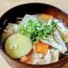 まゆのの作ってみた!投稿(ほっこり♩さつまいもときのこの豚汁)