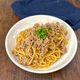 【ワンパンひき肉パスタ】こんなに簡単でいいの？！