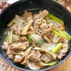 たまらないふわとろ！豚肉とネギときのこの絶品塩あんかけ