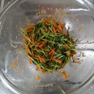 KUMIKOの作ってみた!投稿(【豆苗のごま和え】豆苗嫌いな娘が完食！)