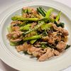 しーちゃんの作ってみた!投稿(ワンパン10分!【豚肉と小松菜のオイスター炒め】ご飯すすむ♩)