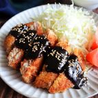 【豚こま肉で絶品！大満足の味噌カツ】揚げずにサクッと柔らかい
