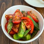 玉ねぎドレッシングがバリ旨《夏野菜サラダ》
